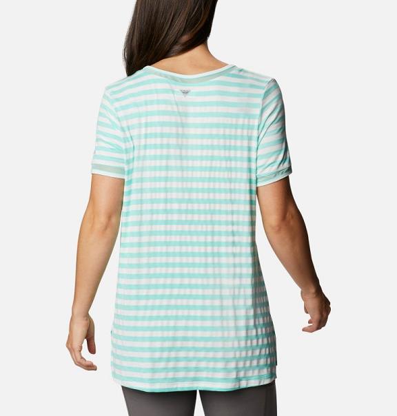 Columbia Slack Water T-Shirt Green For Women's NZ90871 New Zealand